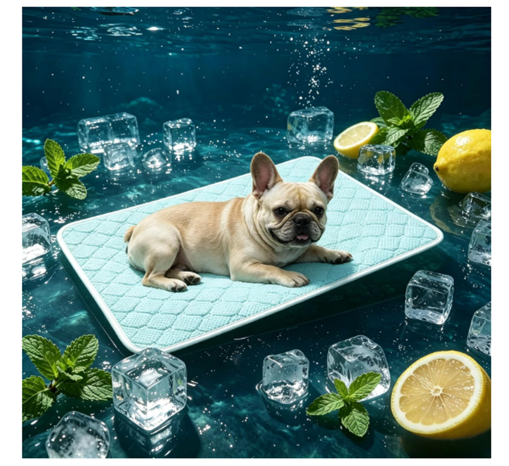 Cooling Mat for Dogs and Cats Summer Pet Instant Cooling Pad Cold Bed Medium New